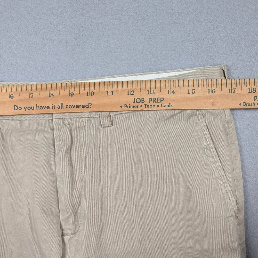 Vintage Polo Ralph Lauren Preston Pant Mens 34x32 Khaki‎ Chino Straight Pony Y2K